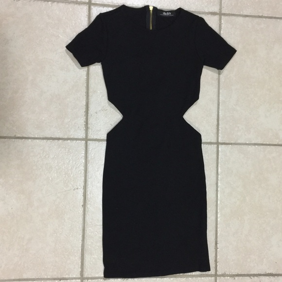 Lulus Black Cut-Out Dress - Picture 1 of 4